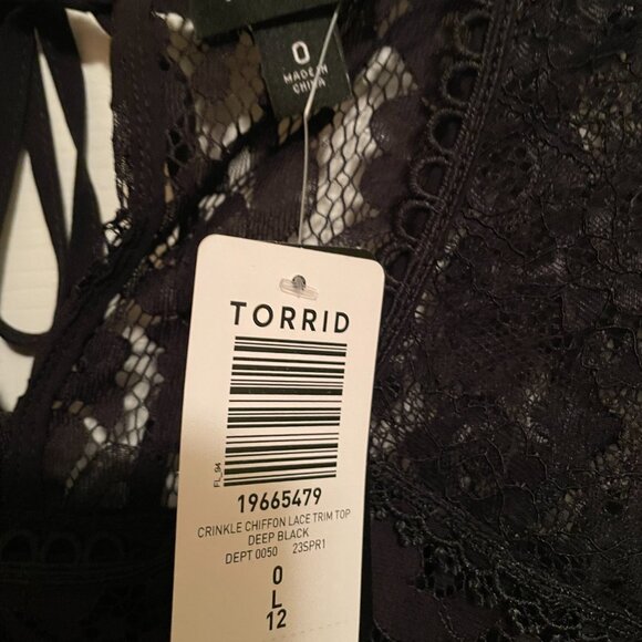 torrid crinkle gauze top- nwt - Picture 6 of 7